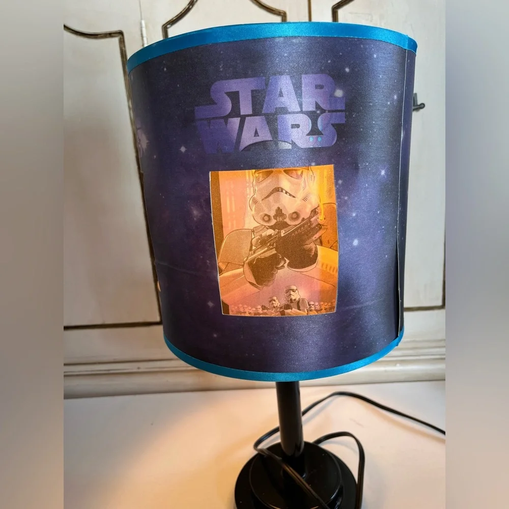 Star Wars Darth Vader, Yoda, Storm Troopers Double Shade Die Cut Table Lamp